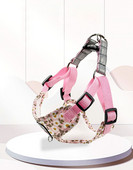 Oprsnica za pse, najlonska reflektirajuća traka za prsa koja se ne povlači, prozračna, podesiva ogrlica za male pse i mačke