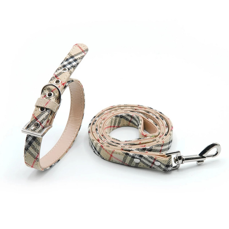 Lesă pentru câini din piele PU în stil carouri mic, mediu, mare, cățeluș, pisică, husky, lesă puternică pentru animale de companie, produs pentru câini, lesă pentru câine vintage