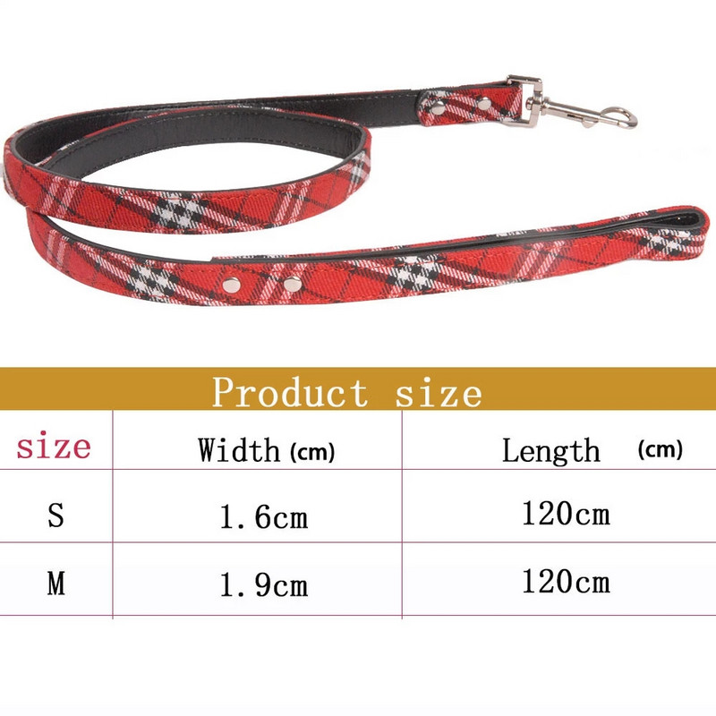 Lesă pentru câini din piele PU în stil carouri mic, mediu, mare, cățeluș, pisică, husky, lesă puternică pentru animale de companie, produs pentru câini, lesă pentru câine vintage