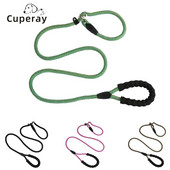 Câine din nailon împletit P lanț Lesă pentru câini Câini mari, mijlocii și mici Punctură rezistentă la explozie Antrenament dintr-o singură bucată Coardă P Coarda de alunecare pentru câine