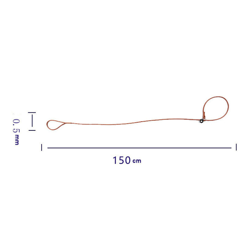 Προμήθειες κατοικίδιων ζώων με λουρί Pet Dog Leash Cowhide Traction Ενσωματωμένο λουρί P-chain σκύλου χρησιμοποιείται για την εκπαίδευση κουταβιών P-chain Pet Supplies