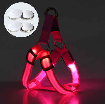 Világító kutyahám, töltő, elveszésgátló/autóbaleset-ellenőrző, könnyű kutyamellpántos, biztonságos led kutyák póráz háziállatoknak kutyáknak kiegészítők