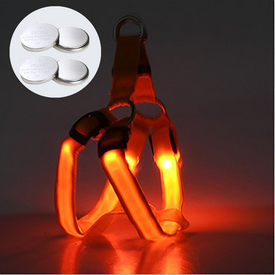Világító kutyahám, töltő, elveszésgátló/autóbaleset-ellenőrző, könnyű kutyamellpántos, biztonságos led kutyák póráz háziállatoknak kutyáknak kiegészítők