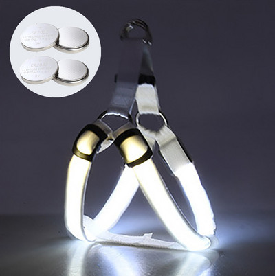 Világító kutyahám, töltő, elveszésgátló/autóbaleset-ellenőrző, könnyű kutyamellpántos, biztonságos led kutyák póráz háziállatoknak kutyáknak kiegészítők