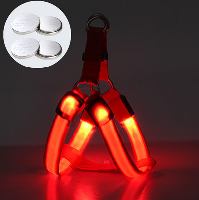 Világító kutyahám, töltő, elveszésgátló/autóbaleset-ellenőrző, könnyű kutyamellpántos, biztonságos led kutyák póráz háziállatoknak kutyáknak kiegészítők
