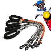 75/120cm frânghie de lesă pentru câini pentru animale de companie, extensibilă, confortabilă, lesă cu vâsle, lesă durabilă, țesătură tricotată, pentru câini, explozie cu elasticitate ridicată