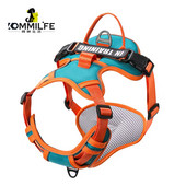 Ham ajustabil din nailon pentru câini, personalizat, vestă, hamul pentru câini, reflectorizant, respirabil, pentru câini mici, mijlocii mari