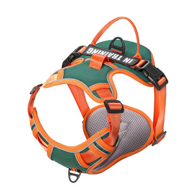 Ham ajustabil din nailon pentru câini, personalizat, vestă, hamul pentru câini, reflectorizant, respirabil, pentru câini mici, mijlocii mari