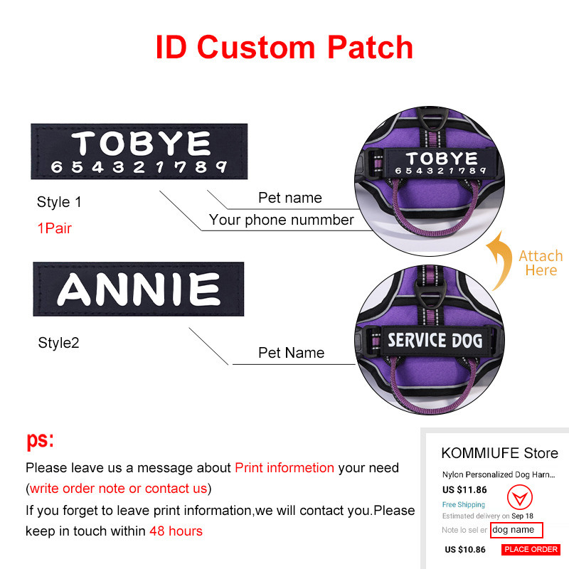 Ham ajustabil din nailon pentru câini, personalizat, vestă, hamul pentru câini, reflectorizant, respirabil, pentru câini mici, mijlocii mari