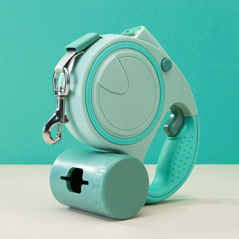 Lesă pentru câini de companie cu frânghie de plimbare automată, retractabilă, fără încurcături, articole pentru animale de companie pentru câini de talie mică și mijlocie