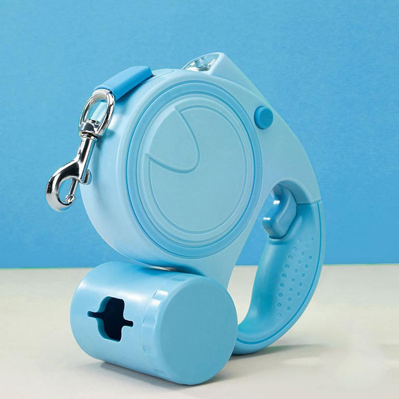 Lesă pentru câini de companie cu frânghie de plimbare automată, retractabilă, fără încurcături, articole pentru animale de companie pentru câini de talie mică și mijlocie