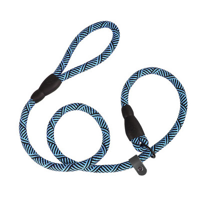 CAWAYI KENNEL Lesă durabilă cu frânghie de alunecare pentru câini Guler cu buclă reglabilă Lesa confortabilă susține cea mai puternică tragere de câini mari, medii