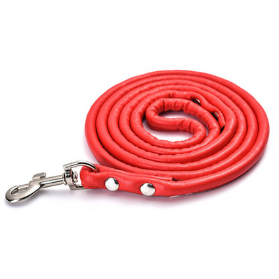 Pisică de companie Lesă pentru câini mici din piele moale PU Lens pentru animale de companie Lesă pentru cățeluș pentru antrenament Alergare Lesă pentru animale de companie Frânghie de tracțiune pentru Chihuahua Terrier