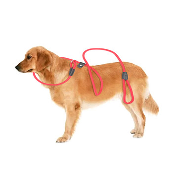 130 εκατοστά λουρί εκπαίδευσης σκύλων Slip Pet Dog Nylon Rope Lead Strap Ρυθμιζόμενος γιακάς πρόσφυσης