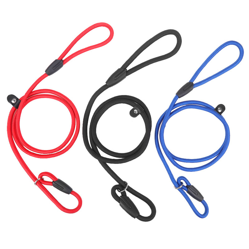 130 εκατοστά λουρί εκπαίδευσης σκύλων Slip Pet Dog Nylon Rope Lead Strap Ρυθμιζόμενος γιακάς πρόσφυσης
