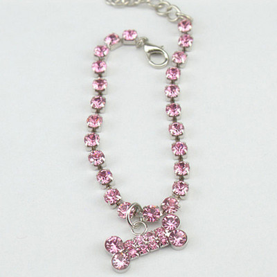 Colier pentru câini de companie Colier elasticitate câine mic doamnă drăguț oase colier pandantiv guler câini pisici accesorii