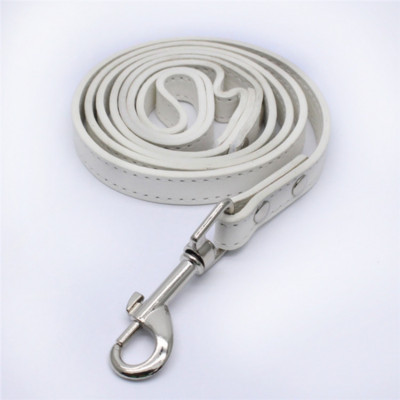 Lesă pentru câini, lesă din piele PU, zgarda și lesă pentru câini de companie, lesă solidă din piele de taur, ham pentru cățeluș, pisică, lesă de plumb