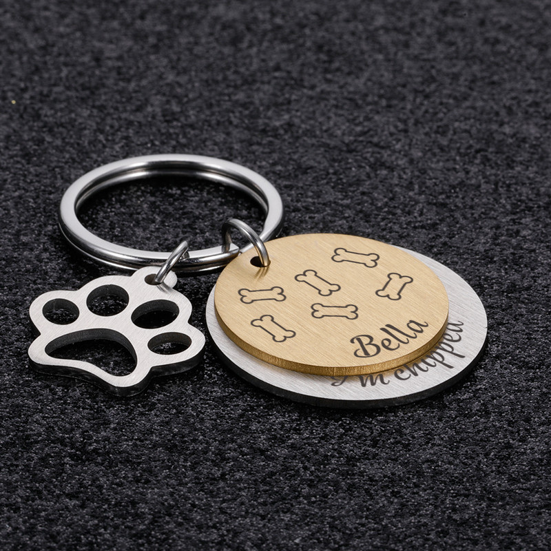 Εξατομικευμένες ετικέτες αναγνώρισης κατοικίδιων ζώων με χαρακτικό κατά της απώλειας Αναγνώριση ετικέτας ταυτότητας σκύλου Προσαρμοσμένη πινακίδα ταυτότητας γιακά σκύλου Κουτάβι Ετικέτα για κατοικίδια