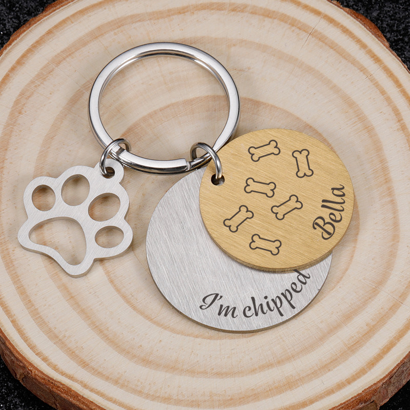 Εξατομικευμένες ετικέτες αναγνώρισης κατοικίδιων ζώων με χαρακτικό κατά της απώλειας Αναγνώριση ετικέτας ταυτότητας σκύλου Προσαρμοσμένη πινακίδα ταυτότητας γιακά σκύλου Κουτάβι Ετικέτα για κατοικίδια