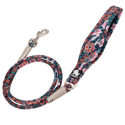 Truelove Soft Rope Povodac za pse Cvjetni povodac za pse Mačke Meka podstavljena ručka Pamučna tkanina Kuka od legure cinka Sigurno treniranje na otvorenom