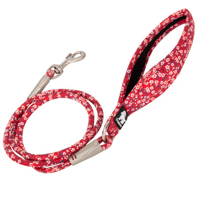 Truelove Soft Rope Povodac za pse Cvjetni povodac za pse Mačke Meka podstavljena ručka Pamučna tkanina Kuka od legure cinka Sigurno treniranje na otvorenom