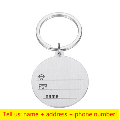 Graveeritud lemmiklooma ID-sildid Kohandatud koerasilt Isikupärastatud kaelarihma kaelakee kassipoegade kutsikale nimega, aadressiga Koerad Aksessuaarid Lemmikloomad Üksused