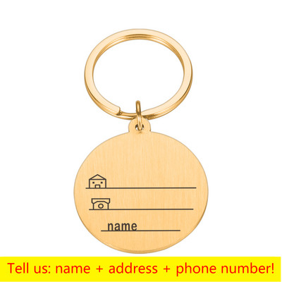 Graveeritud lemmiklooma ID-sildid Kohandatud koerasilt Isikupärastatud kaelarihma kaelakee kassipoegade kutsikale nimega, aadressiga Koerad Aksessuaarid Lemmikloomad Üksused