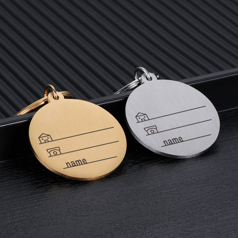 Graveeritud lemmiklooma ID-sildid Kohandatud koerasilt Isikupärastatud kaelarihma kaelakee kassipoegade kutsikale nimega, aadressiga Koerad Aksessuaarid Lemmikloomad Üksused