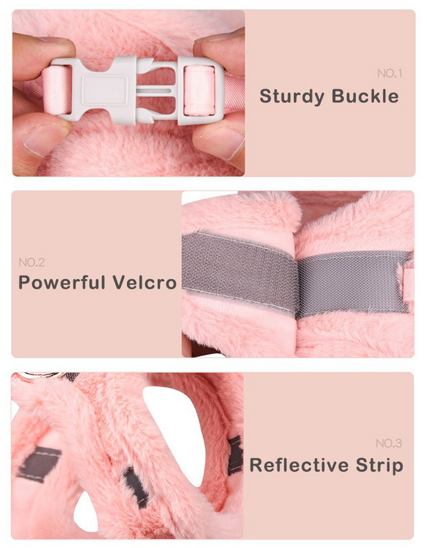 Ham ajustabil pentru câini, fără tragere, cățeluș, pisică, hamuri calde de iarnă, lesă de plumb, buldog francez, chihuahua, frânghie, accesorii pentru animale de companie