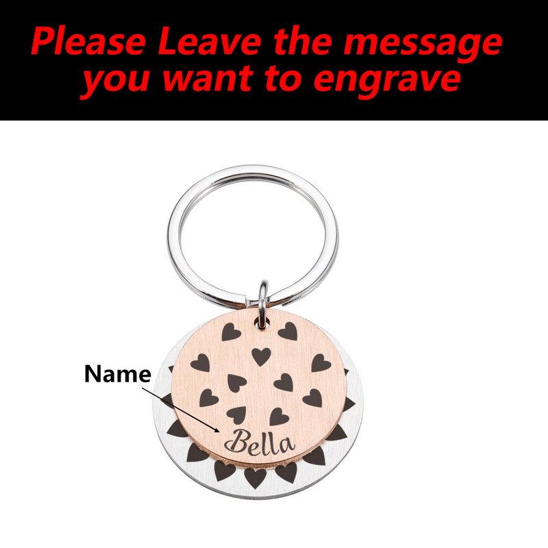 Gravura personalizată Etichete cu nume de pisică pentru animale de companie Etichetă de identificare pentru câine personalizată Accesorii pentru guler Plăcuță de identificare Breloc metal cu pandantiv anti-pierdere