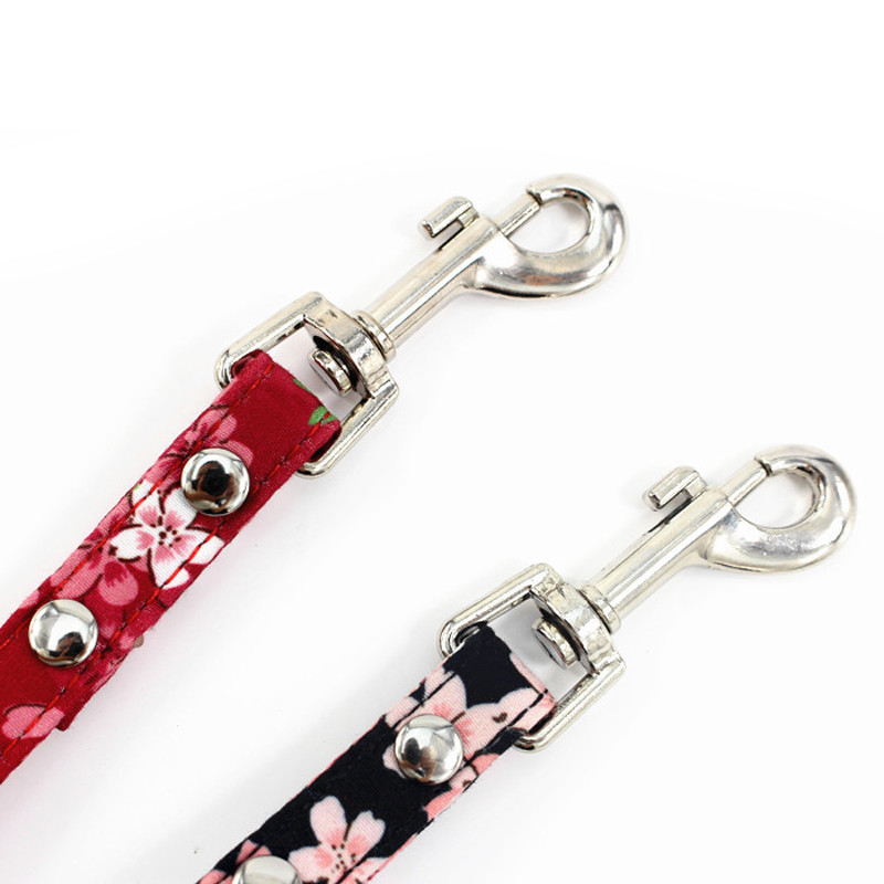 Floral Dog Leash Fashion Ρετρό λουρί για μικρά σκυλιά κουτάβια κουτάβι Mini Teddy Samoyed Yorkie Dog Leashes Leads Pet Αξεσουάρ