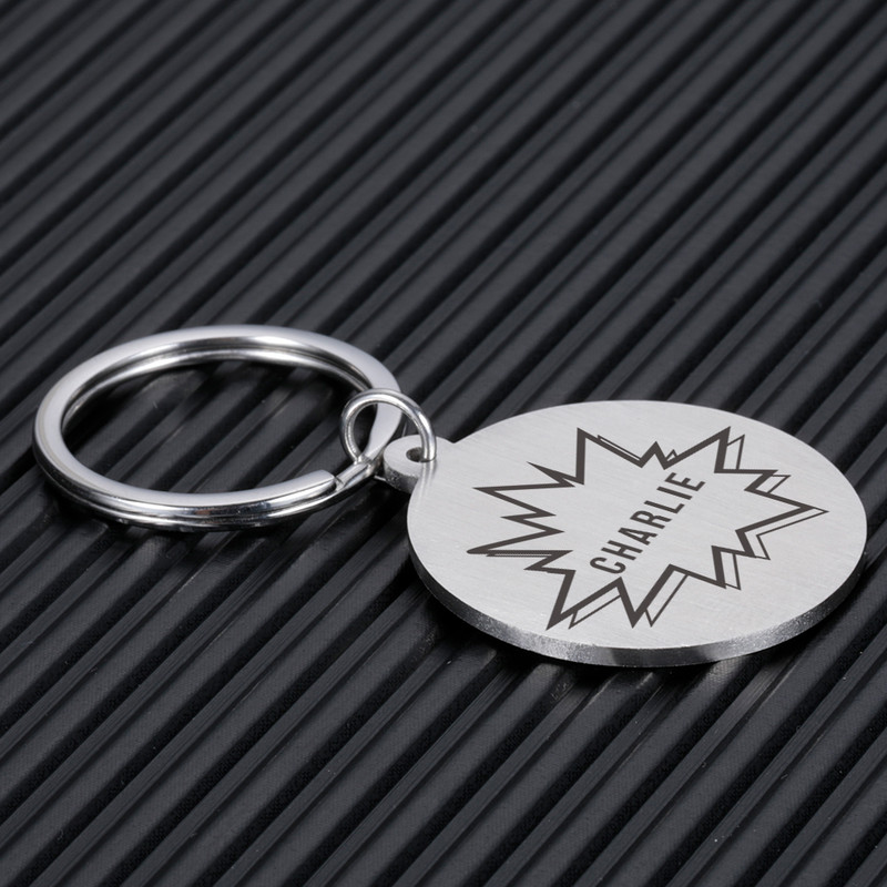 Etichete de identificare gravate pentru animale de companie. Număr de nume de identificare personalizat pentru animale de companie