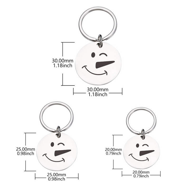 Personalizētas mājdzīvnieku vārda birkas Pretpazudušiem suņiem kakla siksnām Tagu gravēšana kaķim suņu kakla siksnām kaķiem Jauka nosaukuma plāksnīte Ziemassvētkiem Bezmaksas piegāde
