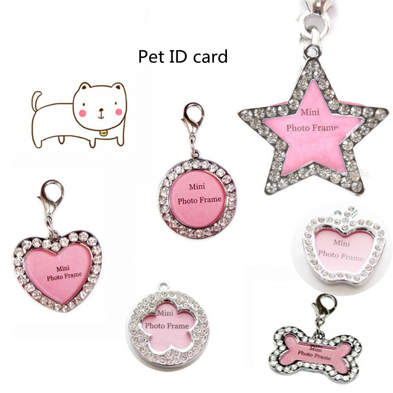 1 tk Lemmiklooma ID sildid Mini luu kujuga koera kassi tunnussildid kadumisevastased aadressi nimekaardi teemantripats koera kaelarihma jaoks lemmiklooma ehted