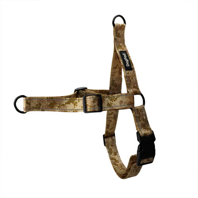 Ham pentru câini de plimbare ușoară Ham pentru câini, din nailon, reglabil, pentru mic, mediu, mare, două atașamente pentru lesă, ham pentru antrenament pentru alergare