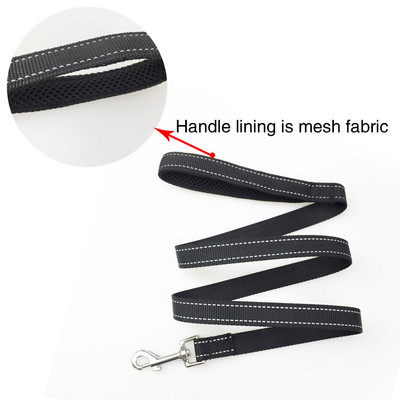 Ham pentru câini de plimbare ușoară Ham pentru câini, din nailon, reglabil, pentru mic, mediu, mare, două atașamente pentru lesă, ham pentru antrenament pentru alergare