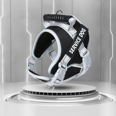 Kimpets šunų pakinktai Liemenė Labradoro retriverio krūtinės rūbai Virvė Vidutinis didelis Šuo Šviesą atspindintis Reguliuojamas lauko vaikščiojimo naminiams gyvūnėliams reikmenys