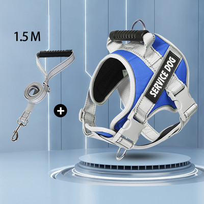 Kimpets šunų pakinktai Liemenė Labradoro retriverio krūtinės rūbai Virvė Vidutinis didelis Šuo Šviesą atspindintis Reguliuojamas lauko vaikščiojimo naminiams gyvūnėliams reikmenys