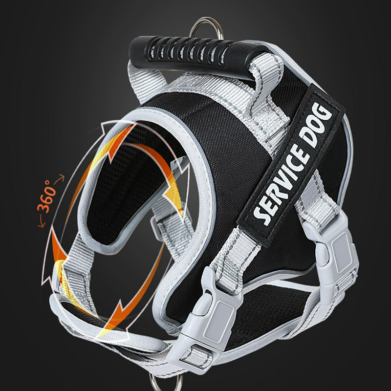 Kimpets šunų pakinktai Liemenė Labradoro retriverio krūtinės rūbai Virvė Vidutinis didelis Šuo Šviesą atspindintis Reguliuojamas lauko vaikščiojimo naminiams gyvūnėliams reikmenys