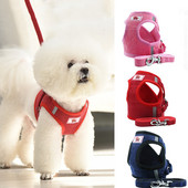 Ham pentru câini, fără tragere, guler ajustabil pentru cățeluș, pisică, accesorii personalizate pentru câini, vestă, hamuri, chihuahua, beagle, pentru câini de talie mică