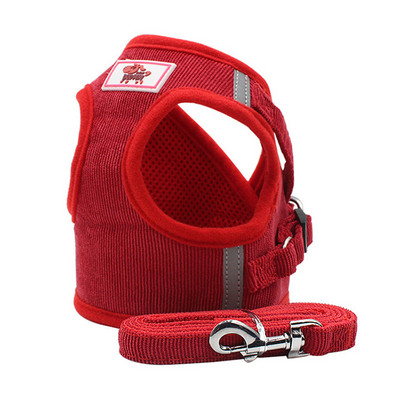 Ham pentru câini, fără tragere, guler ajustabil pentru cățeluș, pisică, accesorii personalizate pentru câini, vestă, hamuri, chihuahua, beagle, pentru câini de talie mică