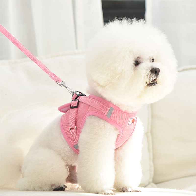 Ham pentru câini, fără tragere, guler ajustabil pentru cățeluș, pisică, accesorii personalizate pentru câini, vestă, hamuri, chihuahua, beagle, pentru câini de talie mică