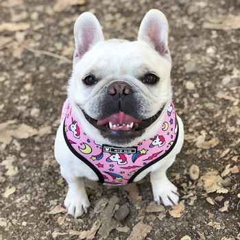 Pug Small Dog Harness No Pull Dog Best Stranning for Small Medium dogs Breathable Pets Puppy French Bulldog Dog λουριά Σετ λουριών