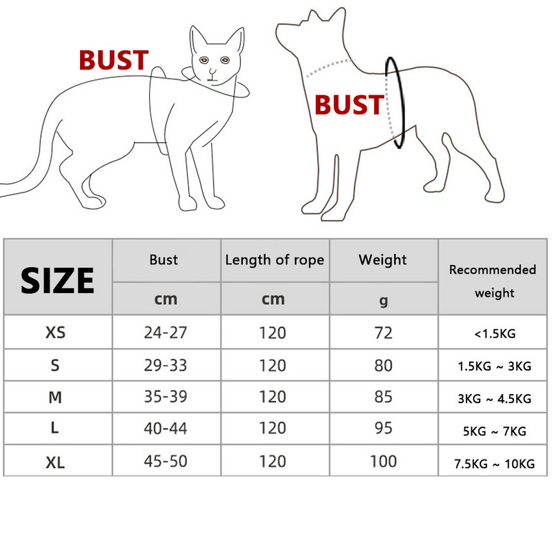 Mačka, pas, podesivi pojas, prsluk, povodac za hodanje, povodac za štence, ogrlica, poliesterska mreža, pojas za male srednje pse, mačke, ljubimce