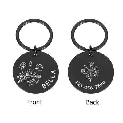 Uus kassi koera ID silt Kohandatud tasuta graveerimine isikupärastatud koera kaelarihm lemmikloomade võluripats