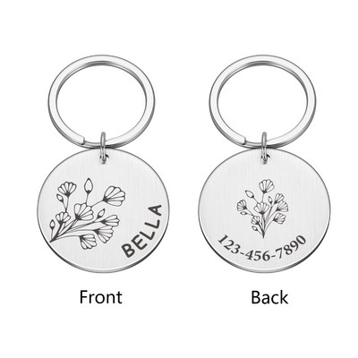 Uus kassi koera ID silt Kohandatud tasuta graveerimine isikupärastatud koera kaelarihm lemmikloomade võluripats