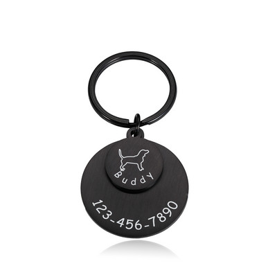 Personalizēta Gravēšana Mājas kaķa vārda birkas Pielāgotas suņa ID birkas Apkakles piederumi