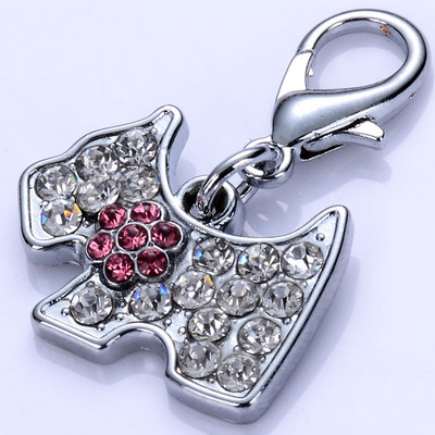 Rhinestones Dog Tag Mājdzīvnieku rotaslietas Kuloni Piekariņi Kaklarota Suņu Aksesuāri Piekariņi Mājdzīvnieku piederumi