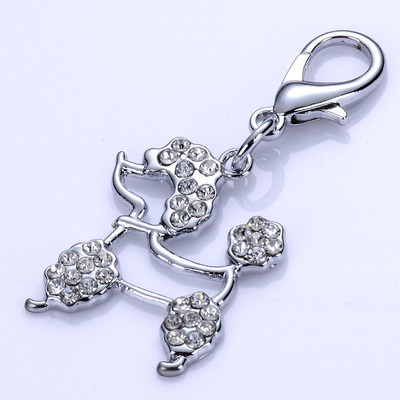 Rhinestones Dog Tag Mājdzīvnieku rotaslietas Kuloni Piekariņi Kaklarota Suņu Aksesuāri Piekariņi Mājdzīvnieku piederumi