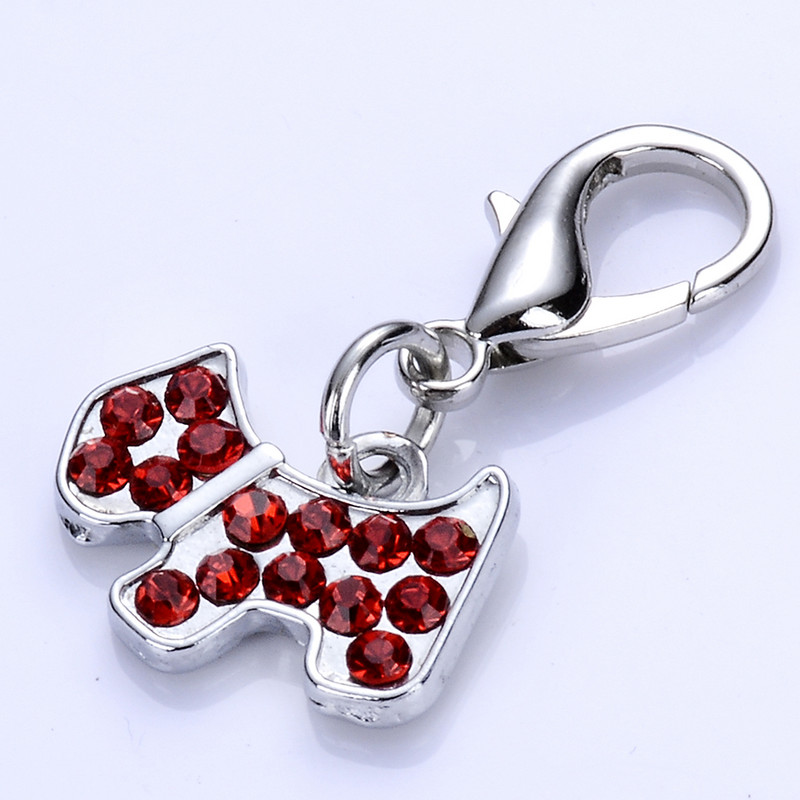 Rhinestones Dog Tag Mājdzīvnieku rotaslietas Kuloni Piekariņi Kaklarota Suņu Aksesuāri Piekariņi Mājdzīvnieku piederumi